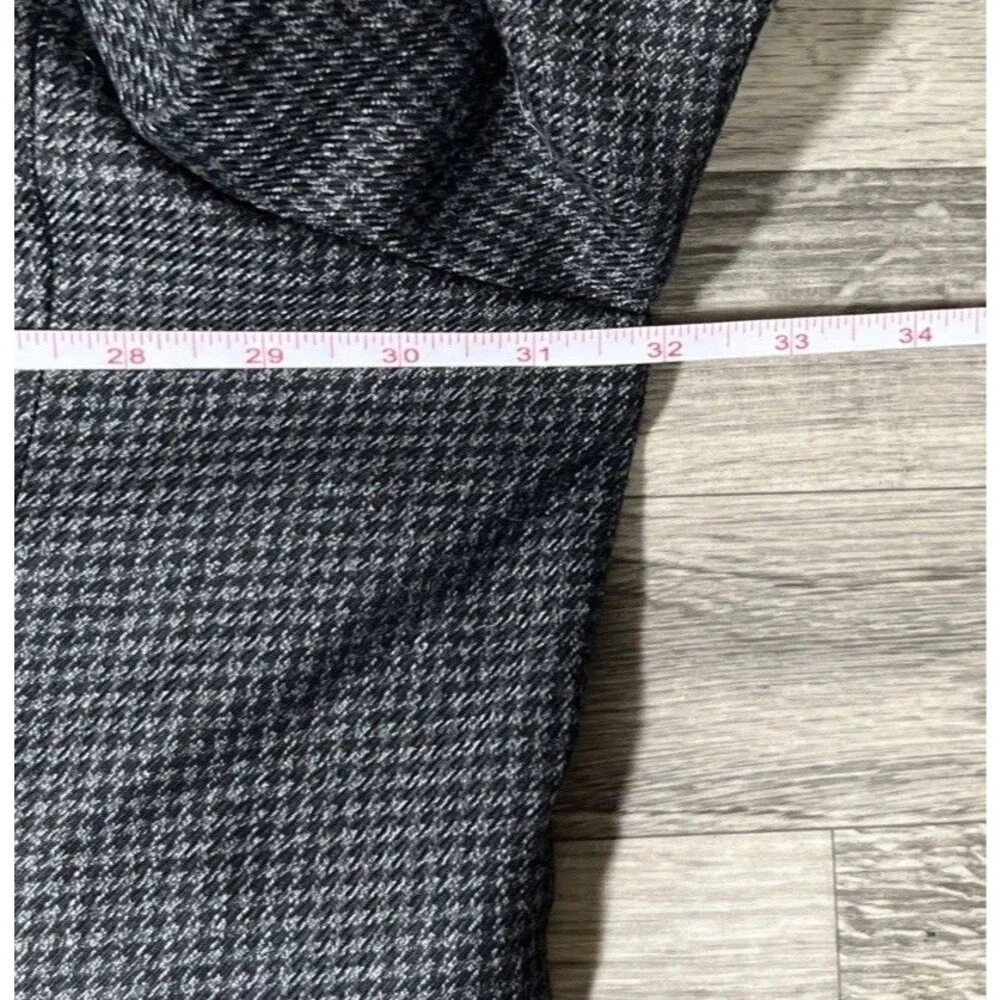 Oak Hill Blazer 4XL 58/60 Black Grey Micro Houndstooth Two Button Sport Coat